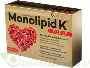 Monolipid K Forte - Cholesterol 30 kaps roślinnych Vcaps