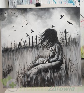 Obraz " Człowiek w poszukiwaniu sensu" 40x40
