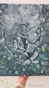 " Współczesność" 50x 70cm 