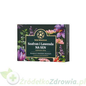 SZAFRAN I LAWENDA NA SEN 30 kapsułek