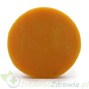 Szampon kostka Papaja - 60g - Szampon podkreślający skręt włosów. Zawiera olej kokosowy.