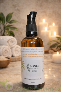 Olejek do ciała i masażu Tonizująco- Ujędrniający - Pomarańcza Grejpfrut Geranium 100ml