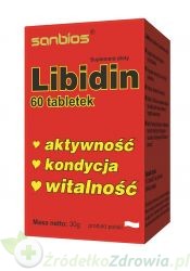 Libidin aktywność, witalność, energia 60tabl.