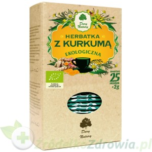 HERBATKA Z KURKUMĄ EKO 25X2G EKSPRESOWA - DARY NATURY